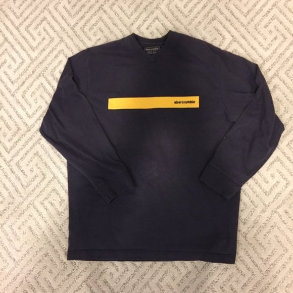 Abercrombie V Neck long sleeves Shirt - Picture 1 of 6